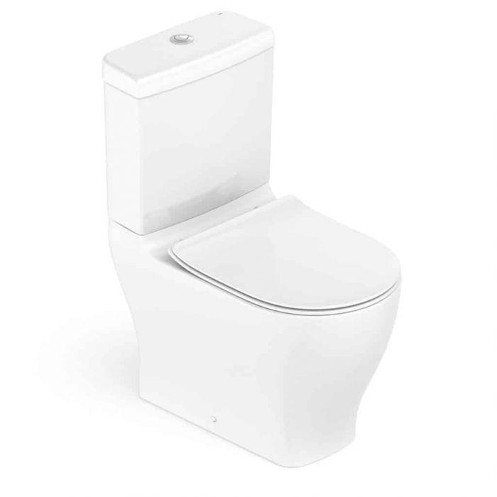 Kit Vaso Sanitário com Caixa, Assento e Complementos de Instalação Slim Branco